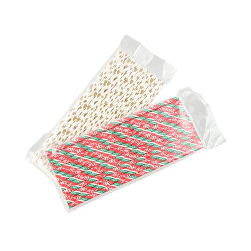 100 pitillos de papel biodegradables para fiesta miniatura 6
