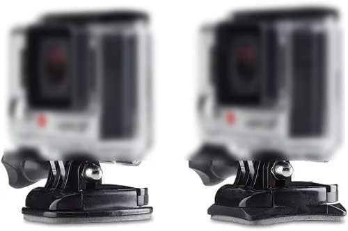 Miniatura 6 de Soportes de casco para GoPro, casco plano curvado adhesivo de montaje adhesivo con accesorios de fijación de hebilla, compatible con GoPro Hero 11,