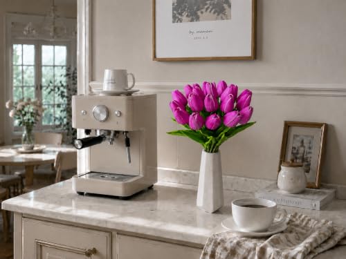 Image of Mandy's 20pcs Artificial Lavender Tulips