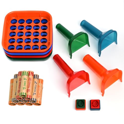 Essential EP-CWST-60 Pcs Assorted Preformed Coin Wrapper Rolls cover