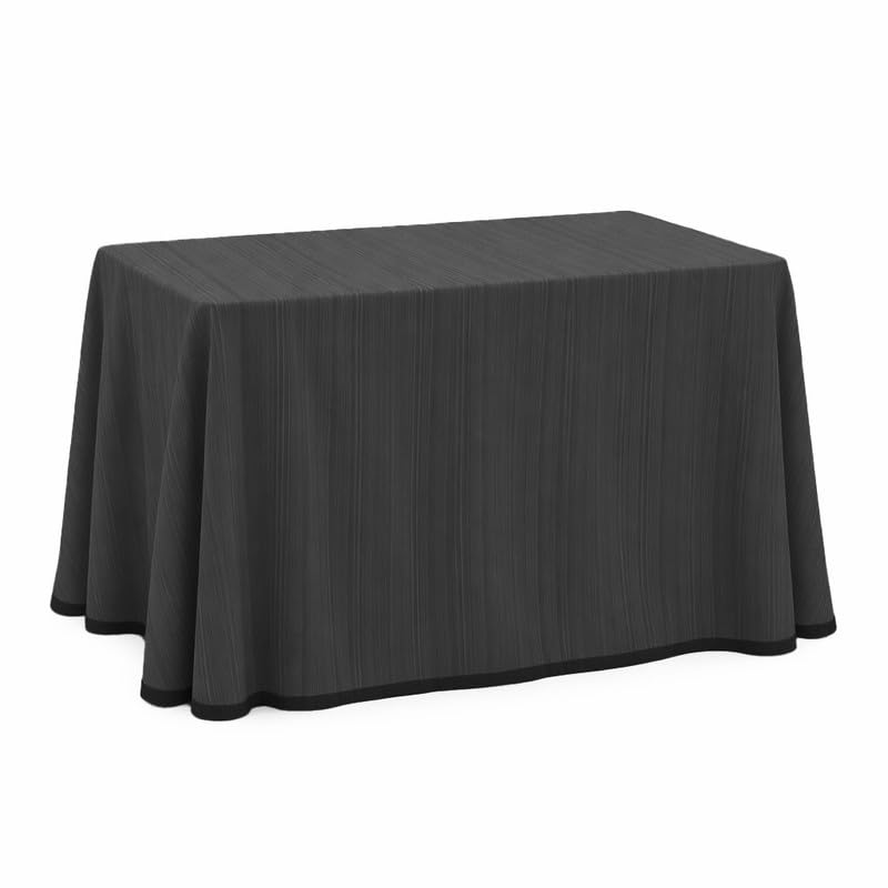 ECOMMERC3 | Falda Mesa Camilla para Mesa Cuadrada 90 x 90 cm y 75 de Altura | Ropa Mesa Camilla de Calidad y caída Mantel Camilla Javea Antracita | Enaguas Mesa Camilla Fabricadas en España