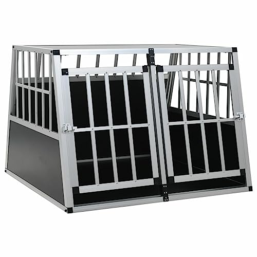 Juroupi Trasportino per Cani con Doppia Porta 94x88x69 cm,Articoli per Animali,Animali Domestici - Articoli,Articoli per Cani,Casette per cani-170665