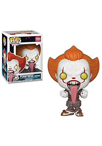 Funko Pop! Vinyl: Movies: IT: Chapter 2-Pennywise with Dog Tongue - IT Chapter Two - Figura de Vinilo Coleccionable - Idea de Regalo- Mercancia Oficial - Juguetes para Niños y Adultos