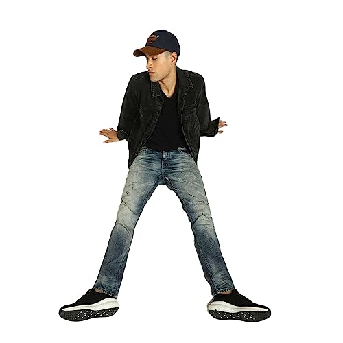 Image of Jack & Jones Men's Slim Fit Jeans | Low Rise | Jeans for Men