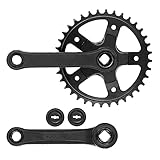 ✅ Kurbellänge = 127 mm P4B  1-Fach Kurbelgarnitur  1/2 x 3/32  36 Zähne  Für 16-20\