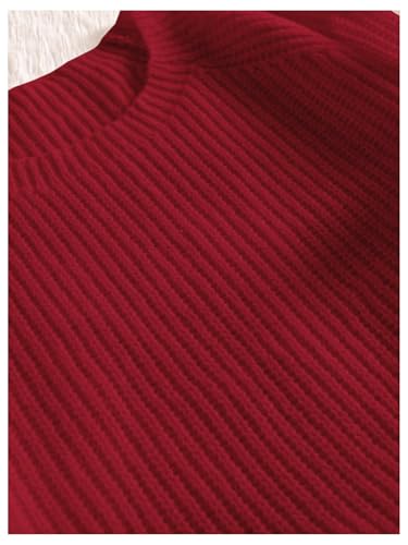 Image of SHENHE Women's Plus Size Sweaters Bow Cutout Crewneck Long Raglan Sleeve Knit Tops Chunky Sweaters