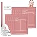 10 Pieces Collagen Face Mask, Bio Collagen Real Deep Mask, Maschera al Collagene, Moisturizing mask, Reduces Fine Lines and Wrinkles, Bright and Compact Skin for All Skin Types immagine