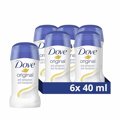Dove Original Anti-Perspirant Deodorant ¼ moisturising cream with 100% natural caring oil Stick for 48-hour odour protection 6x 40 ml - Image 2