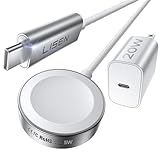 LISEN for Apple Watch Series 11 Charger Fast Charging 20W+5W[30mins=80% Charged] USB C iWatch Charger Fast Charging [3.3FT] for iWatch Ultra 3/2 Series 11 10 9 8 7 Apple Watch Accessories