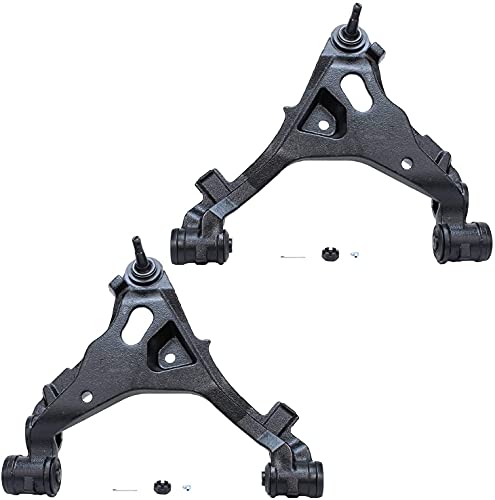 Image of Detroit Axle - 4WD Front Control Arms Kit for Ford F-150 Expedition F-250 Lincoln Navigator, 4 Upper & Lower Control Arms w /Ball Joints, 2 Sway Bars Replacement