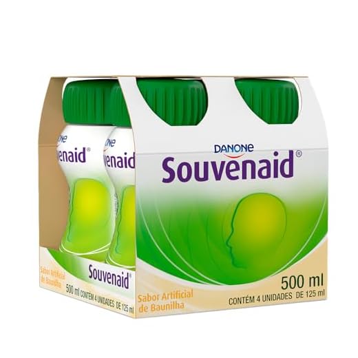 Danone Nutricia, Souvenaid Baunilha, Souvenaid e Suplemento Nutricional, 125 ml (Pack de 4)