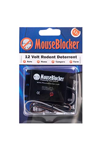 Mouseblocker 12V Ultrasonic Under Hood Mouse And Rodent Deterrent For Your Vehicle #TOP4
