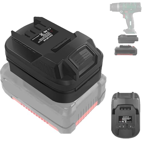 TEPULAS Adaptador de bateria EEJOOY de 18 V para Parkside 20 V XTeam série elétrica, adequado para Power X-Change Plus a Pap 20A1, 20B1, Pap 20B3 (não inclui bateria)