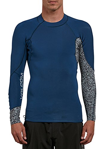 Volcom Men's Standard Neo Revo Wetsuit Jacket, deep Blue, Small