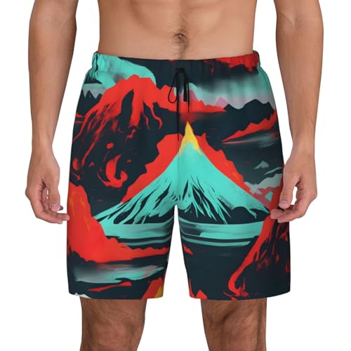 Short de bain pour homme Volcano Bloom en tissu léger et respirant pour le sport