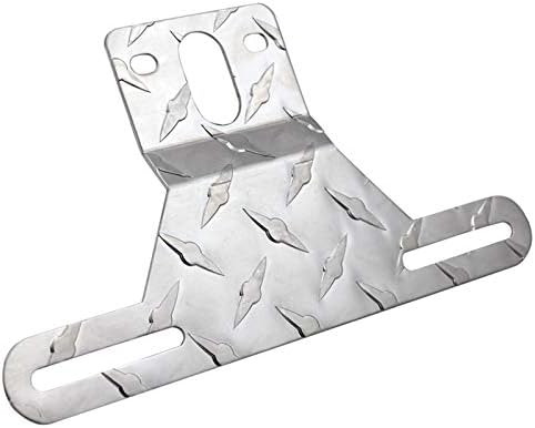 NEBYWOLD Aluminum Trailer License Plate Light Bracket License Plate Bracket for Mounting Bracket Trailers Trucks Cars (1 Packs)