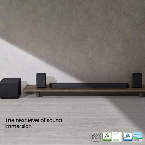 Image of Samsung HW-Q930F Soundbar 9.1.4ch Dolby Atmos DTS:X with Wireless Subwoofer & Rear Speakers, Q-Symphony, HDMI eARC, Bluetooth Home Theater Sound System for TV