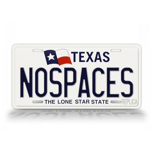 Custom 1990-1995 Texas Auto Tag Personalized Replica License Plate