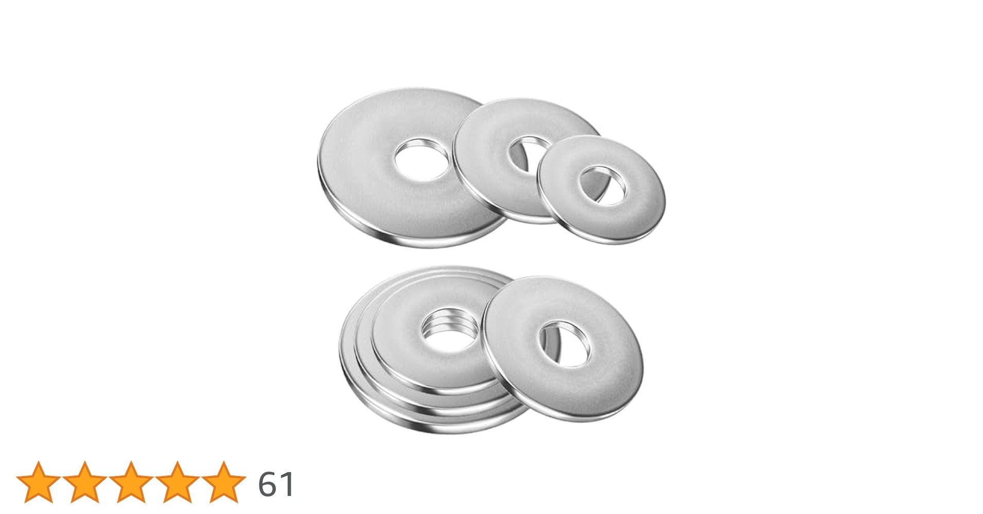 Rondelle In Acciaio Inox M4 X 12mm - 20 Pezzi, Spessore 1mm, Per Viti E Bulloni