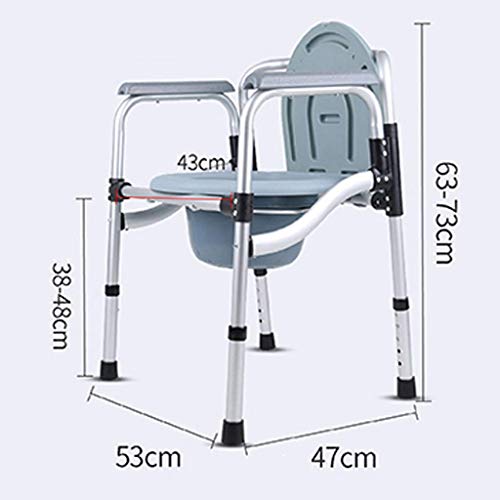 Chaise de toilette réglable pour senior évitant les risques de chute - 6