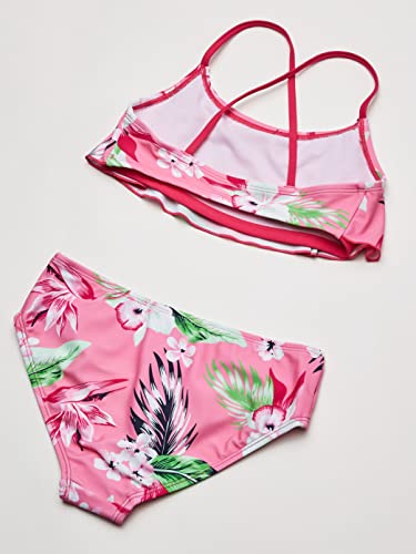 Image of Kanu Surf Girls' Alania Flounce Bikini Beach Sport 2 Piece Swimsuit