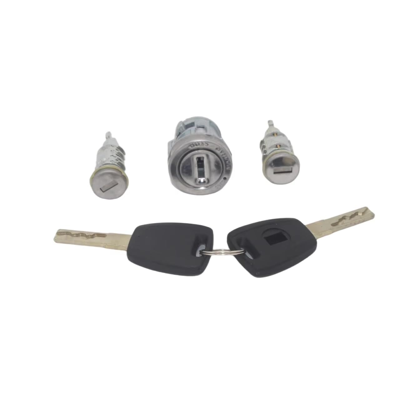Zhjlut One Color Car Lock Cylinder Compatible With Fiat For Ducato Mk3 2006- With Sip22 Keys Ignition Door Trunk Lock Barrel Cylinder