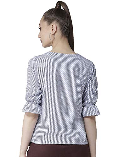 Image of Style Quotient Women Animal Printed Polyester Smart Casual Top