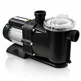 AQUA PULSE AP-IPP2000 - Pompa dell'acqua esterna in linea da 2.000 GPH con cestello filtrante per piscine, spa e giochi d'acqua