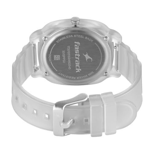 Fastrack Bare Quartz Analog Grey Dial Watch Silver Silver Storm - Image 6