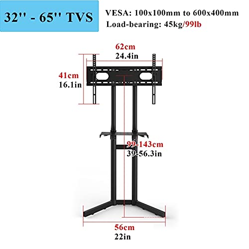 Soporte con base para TV de 50-65 pulg, inclinable, 45 kg miniatura 5