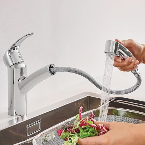 Grohe Eurosmart Batteria Monocomando Cromata - 4