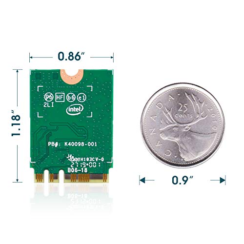 Image of WiFi 6 Card AX200NGW Wireless Network Card 2.4GHz 5GHz MU-MIMO with Bluetooth 5.2 for PC Laptop Support Windows 10 /11 64bit Not Compatible with Windows 8 0r 8.1
