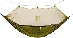 Guepardo, Rede de Descanso Amazon com Tela Mosquiteiro Nylon 210T, Verde