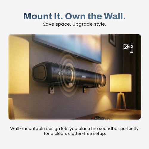Image of EVM EnAura 100W Bluetooth Soundbar with Subwoofer | 5.3 Bluetooth, HDMI ARC, Optical, AUX, USB | LED Display Home Theater Speaker for TV, Music & Movies (EVM-BTS-109)
