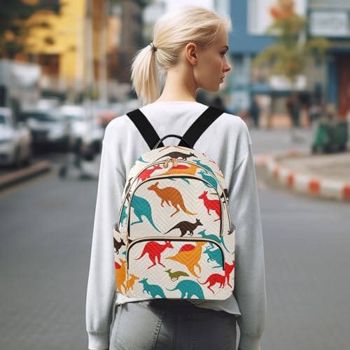 Mochila de mujer beige de 12.5 pulgadas para ordenador pequeño trabajo negocios y universidad 7