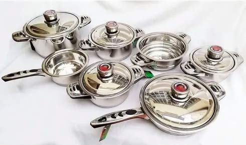 Jogo De Panelas Alemã - Aço Cirúrgico 23 Peças