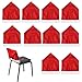 THE TWIDDLERS 10 Housses de Chaises de Noël avec Pompons: Fêtes et Décorations