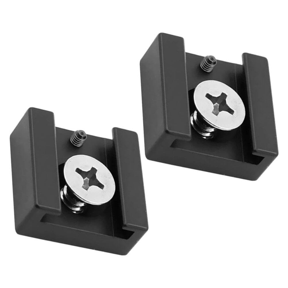 OSALADI 1 Set Hot Shoe Bracket 1/4 Hot Shoe Mount Adapter Camera Hot Shoe Extension Adapter with Screw