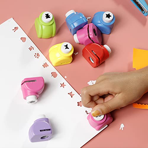 Incraftables 6Pcs Decorative Pattern Edge Craft Scissors 10Pcs Small Paper Hole Punch Shapes 10Pcs Colorful Papers. Best For Fun Diy Scrapbooking Crafting Projects For Kids Adults. thumb #6