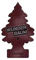 WUNDER-BAUM Auto-Lufterfrischer I Anhänger für langanhaltenden Duft im Auto oder zu Hause I Echtleder, 1 Stück