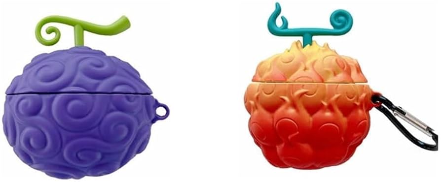 悪魔の実　メラメラの実　AirPods pro シリコンケース ワンピース あくまのみ 悪魔の実 AirPods1/2 AirPods pro 3ケース