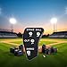 PurYupearl Black 4 Wheel Umpire Indicator, Umpire Counter Clicker, Umpire Clicker Umpire Gear, Baseball Clicker Outs Innings Balls and Strike Clicker for Softball, Referee Uniforms and Apparel