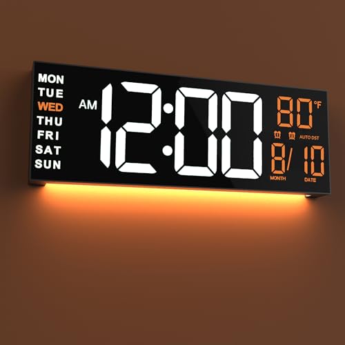 JALL 16 RGB Digital Wall Clock