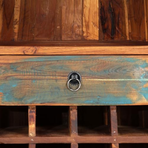 Casier à bouteilles en bois pour ranger et organiser une petite cave - 8