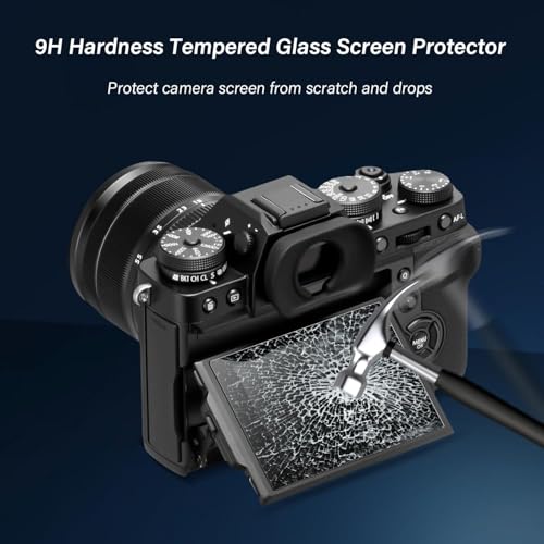 Image of M.G.R.J Tempered Glass Screen Protector for Sony A7V, A7 V, A7R V, A1 II, A9 III, A7R5, A7M5, A1M2, A9M3 Camera (Pack of 2)