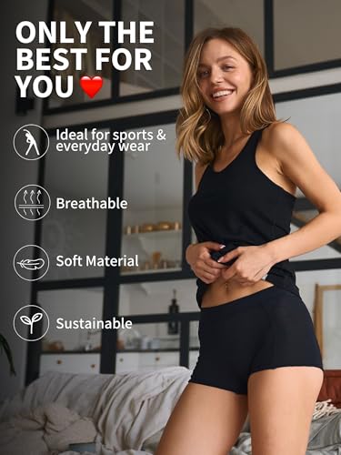 Merino.tech Merino Wool Underwear Women Boxer Briefs Breathable Boy Shorts Dry Fit Base Layer for Women4