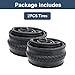 2-PCS 24x1.0/25-540 Gumwall Folding Sports Wheelchair Tires 60TPI Non-Scratch Compound with 1.2MM Antipuncture Protection Compatible with 24 x 1.0 24x1 Wheelchair Tires