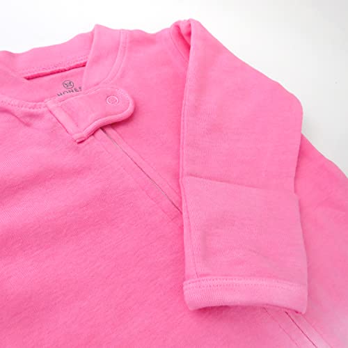 Image of HonestBaby Baby 2-Pack Organic Cotton Footed Pajama Sleep & Play