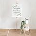 Andaz Press Personalized Extra Large Wedding Easel Board Party Sign, 12x18-inch, Modern Black, Gold with Green Leaves Florals, Welcome to Our Wedding Bride Groom Name Date, 1-Pack, Custom