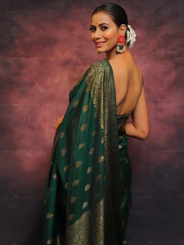 Image of Avantika Fashion Women's Kanjivaram Soft Silk Banarasi Sarees With Blouse Piece